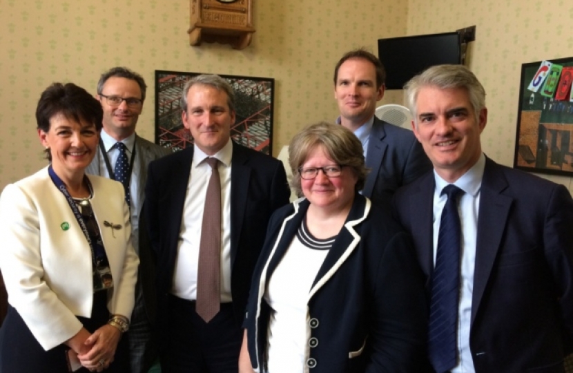 Suffolk MPs with Damian Hinds