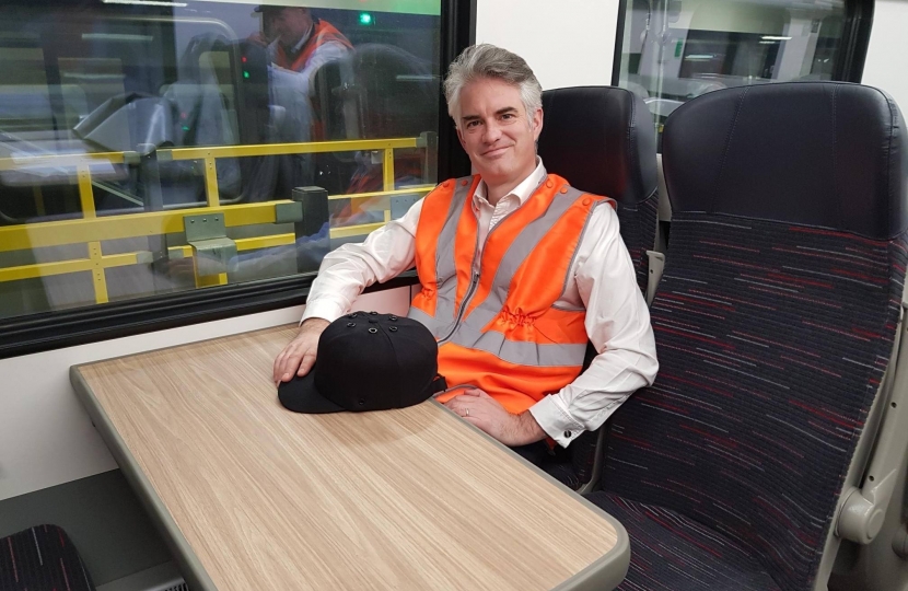 James Cartlidge MP on new Greater Anglia trains 