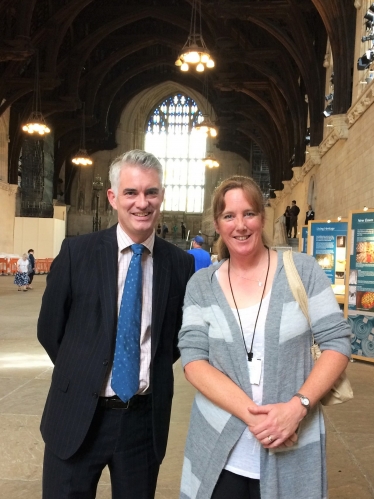 James Cartlidge MP with Christine Brindle - Pass wide & Slow