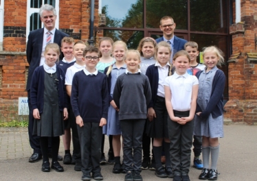 Glemsford School visit - James Cartlidge MP