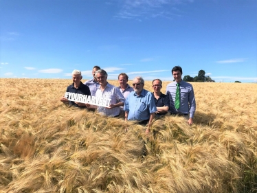 James Cartlidge MP with arable farmers 
